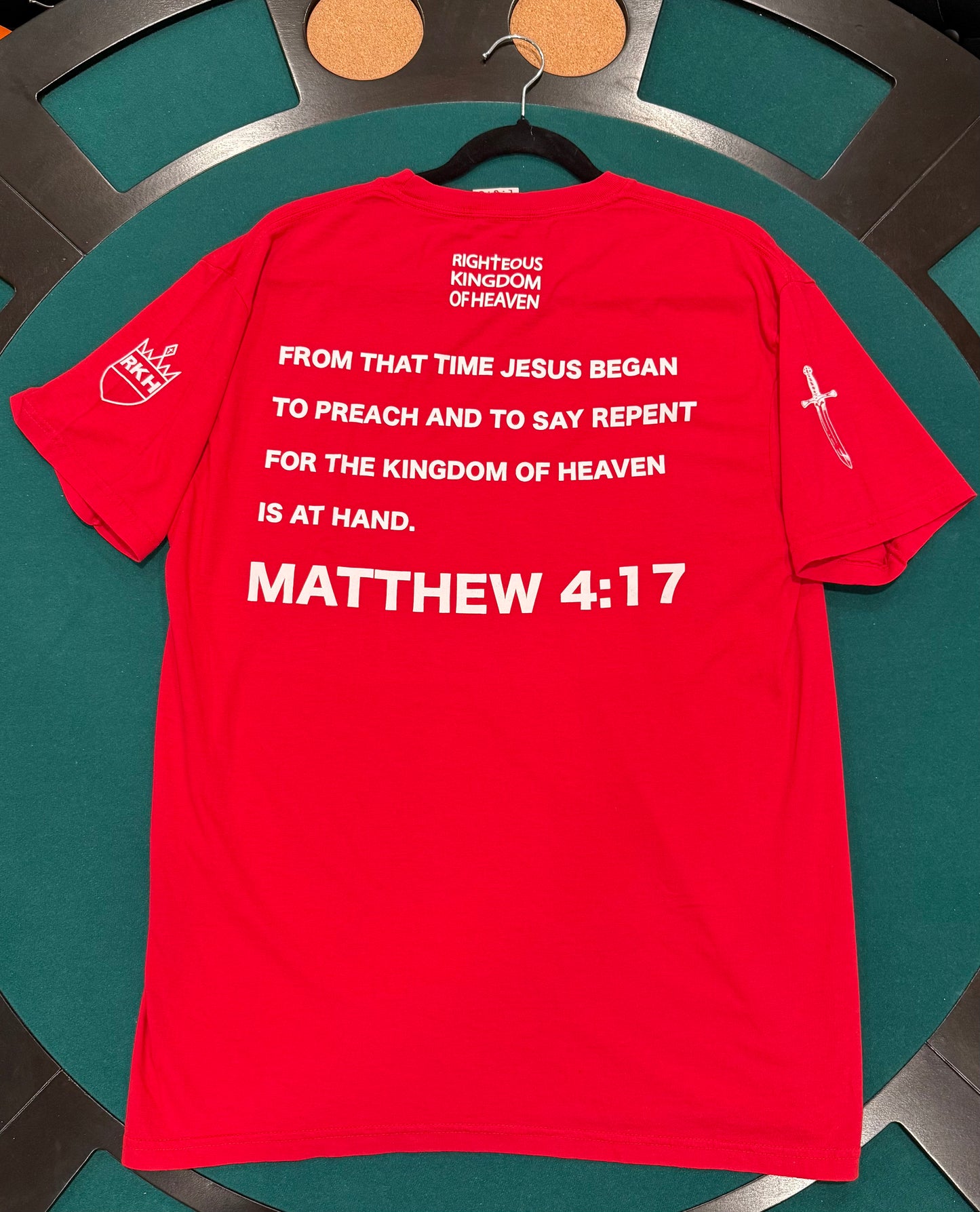 RKH Matthew 4:17 Red T Shirt