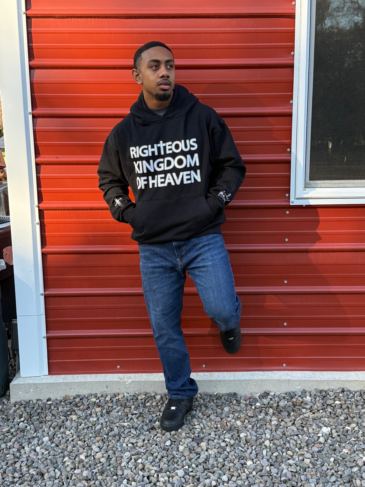 RKH Matthew 19:26 Black Hoodie