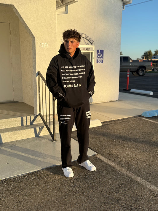 RKH John 3:16 Black Lamb Set