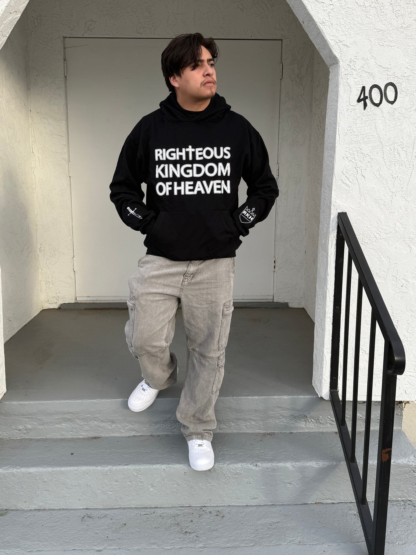 RKH Matthew 19:26 Black Hoodie