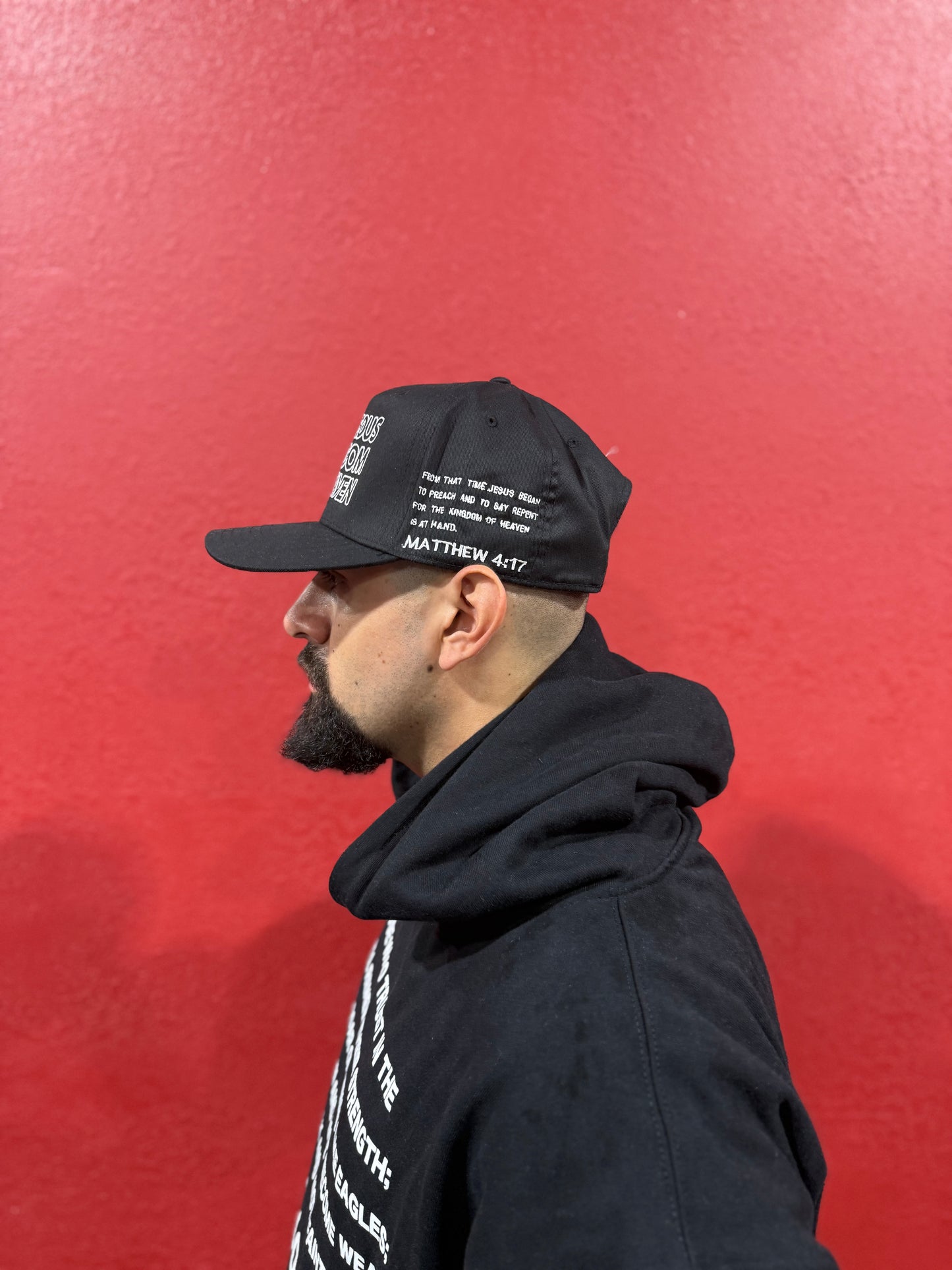 RKH Matthew 4 17 Black Hat Embroidered