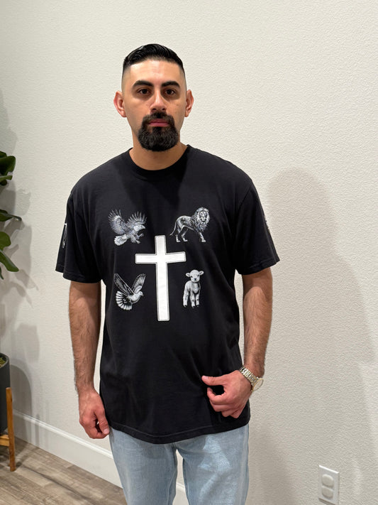 RKH John 3:16 Black T Shirt