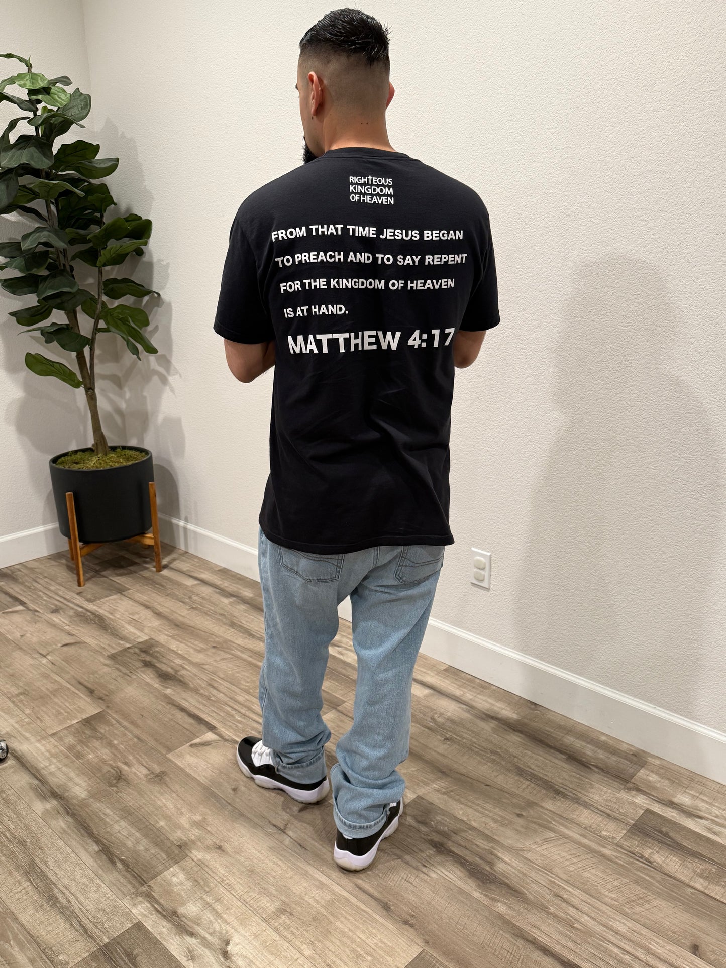 RKH Matthew 4:17 Black T Shirt