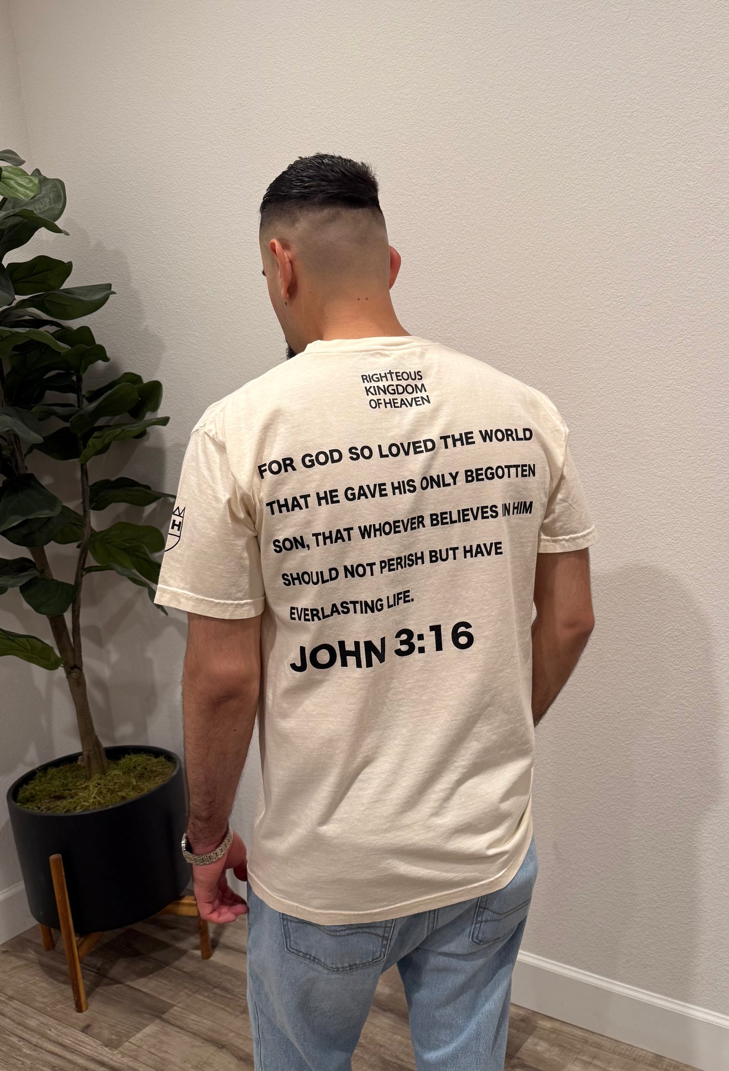 RKH John 3:16 Ivory T Shirt